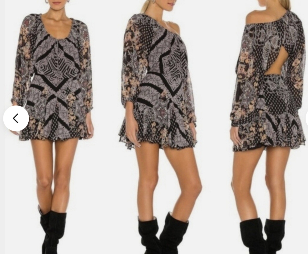 Free People Floral Patterned Dress